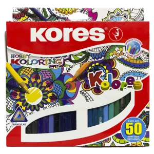 Lápices de Color Triangulares Hobby Koloring Kores 50 piezas