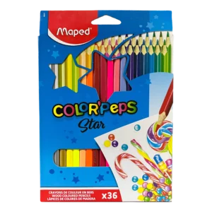 Lápices de Color Triangulares Color'Peps Maped 36 piezas