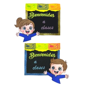 Figura de Foamy Regreso a Clases Mediana Dúo (M14)