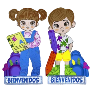 Figura de Foamy Regreso a Clases Dúo (M23)